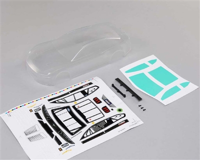 Losi NASCAR 2024 Ford Mustang Body (Clear) LOS-1917