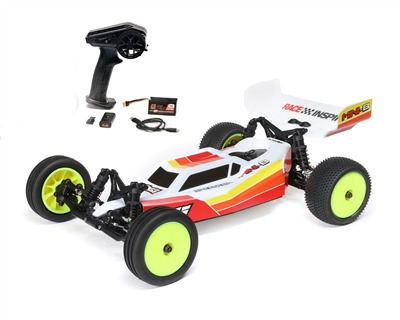 Losi 1/16 Mini-B 2S 2WD RTR Brushless Buggy (Battery & Charger included), Red - LOS01024T1
