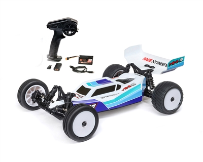 Losi 1/16 Mini-B 2S 2WD RTR Brushless Buggy (Battery & Charger included), Blue - LOS01024T2