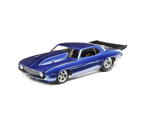 69 Camaro 22S Drag Car, BL RTR, Blue: 1/10 2WD LOS03035T2