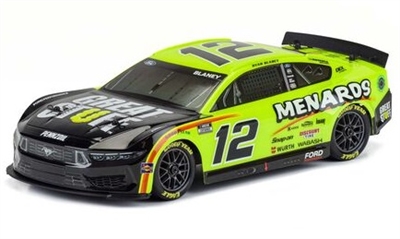 Losi 1/12 AWD NASCAR RC Race Car RTR, Ryan Blaney #12 Menards 2024 Ford Mustang - LOS1122412