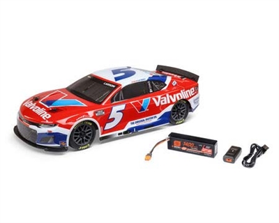 Losi 1/12 NASCAR RC Race Car Kyle Larson No. 5 Valvoline 2025 Chevrolet Camaro ZL1 2S AWD RTR Brushed On-Road (Battery & Charger Included) LOS1122505