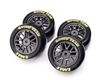 Losi NASCARÂ® Goodyear Eagle Pre-Mounted Tires (4) (Medium) - LOS-1914