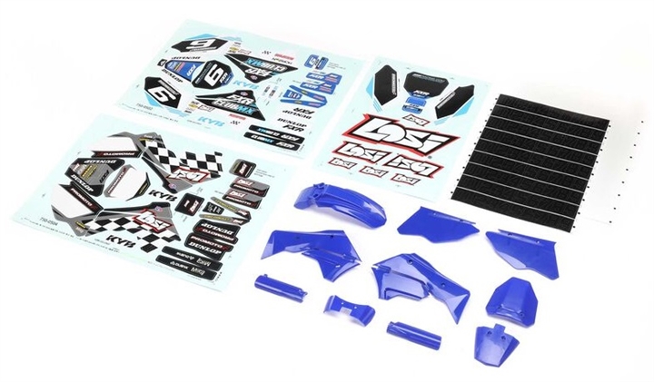 LOS260001 Blue Plastics with Wraps: Promoto-MX