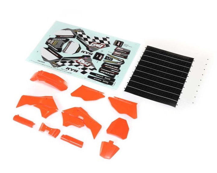 LOS260004 Orange Plastics with Wraps: Promoto-MX