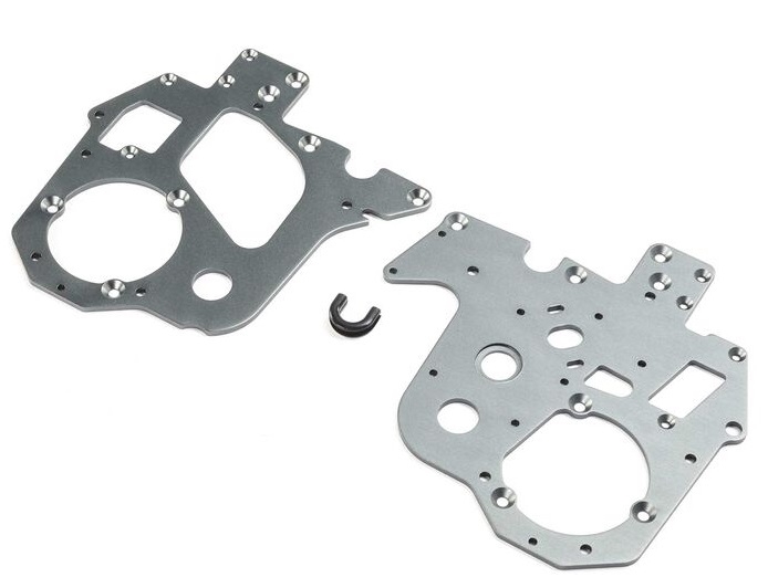 LOS261002 Chassis Plate Set, Aluminum: Promoto-MX
