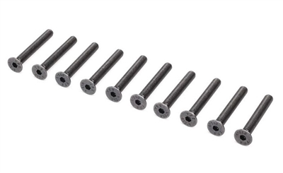 LOS265002 Flat Head Screws, M4 x 30mm (10)