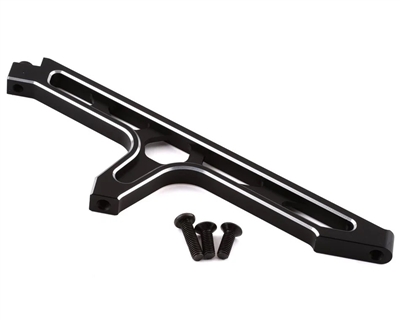 Chassis Brace, Front, Aluminum, Black: DBXL-E 2.0 LOS351016