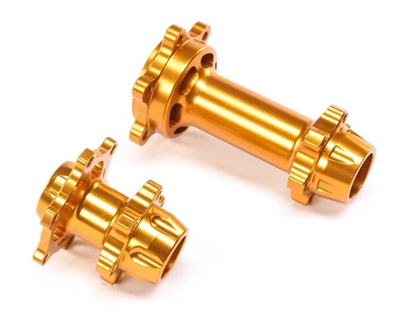 LOS362004 Aluminum Hub Set, Machined, Gold: Promoto-MX