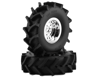 Losi LMT Mega D&D Paddy Pre-Mount Tire w/Foam (2) LOS44003