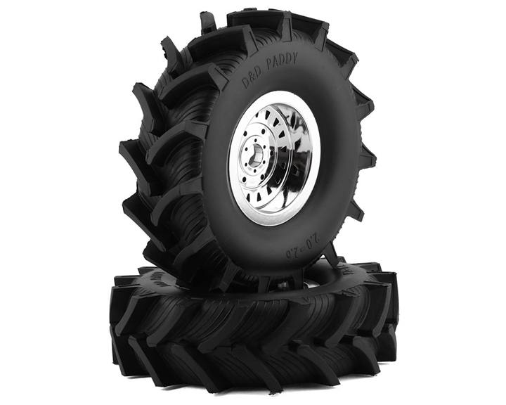 Losi LMT Mega D&D Paddy Pre-Mount Tire w/Foam (2) LOS44003