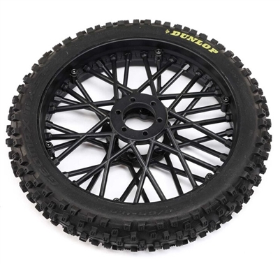 LOS46004 Dunlop MX53 Front Tire Mounted, Black: Promoto-MX