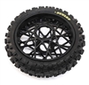 LOS46005 Dunlop MX53 Rear Tire Mounted, Black: Promoto-MX