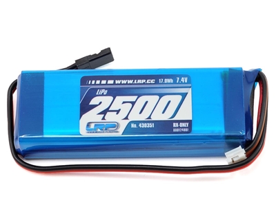 LRP VTEC 2S LiPo Flat Receiver Battery Pack (7.4V/2500mAh) LRP430351