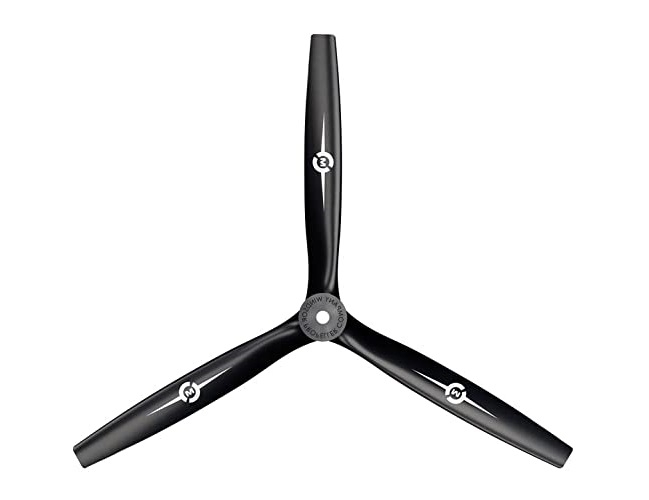 1312 3-Blade - 13x12 Propeller Black MAS3B1312T