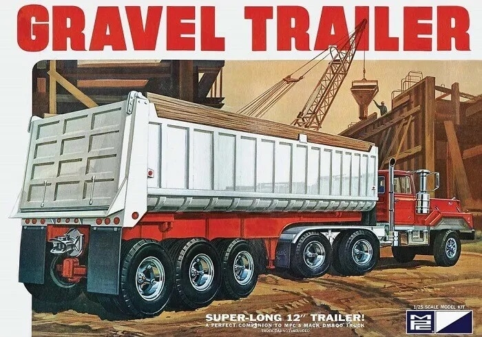 1/25 3 Axle Gravel Trailer MPC823