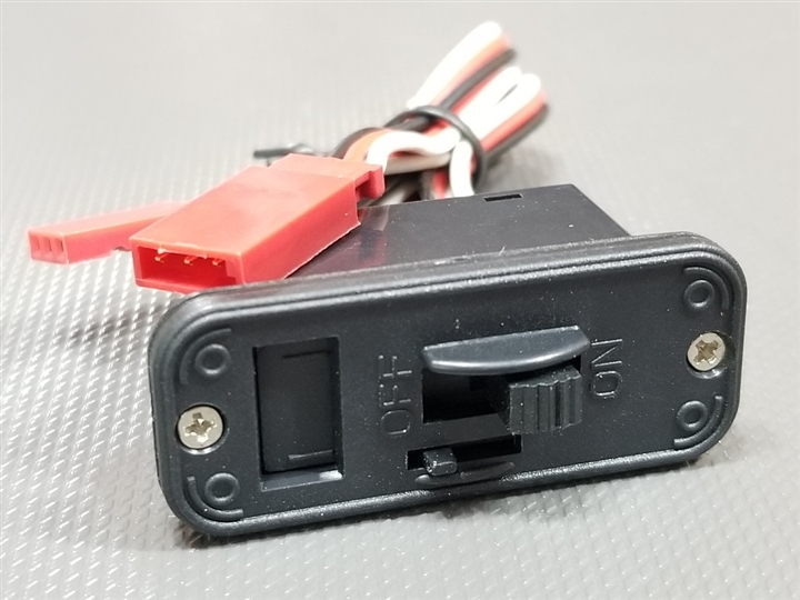 Futaba Heavy Duty Switch w/ Integrated Charge Jack (22G Wire)