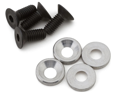 M408  Mugen Seiki MBX/MRX Nitro Engine Mount Screws & Washers (4) MUGC0723A