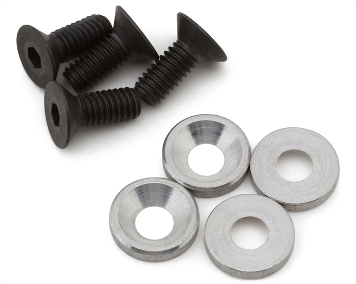 M408  Mugen Seiki MBX/MRX Nitro Engine Mount Screws & Washers (4) MUGC0723A