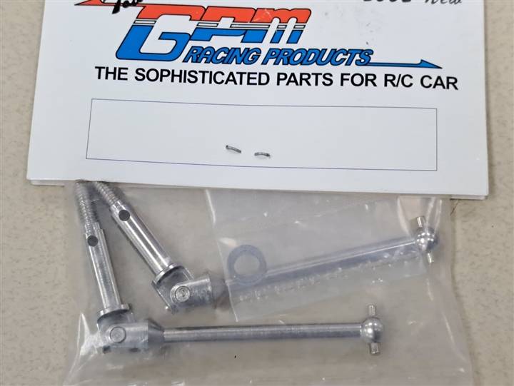 GPM Racing Nitro RS4 2  Steel Universal Rear Drive Shaft Set - NRS2248SR