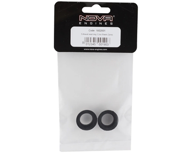 Nova Engines Rubber Exhaust Seals (2) NVE1602001