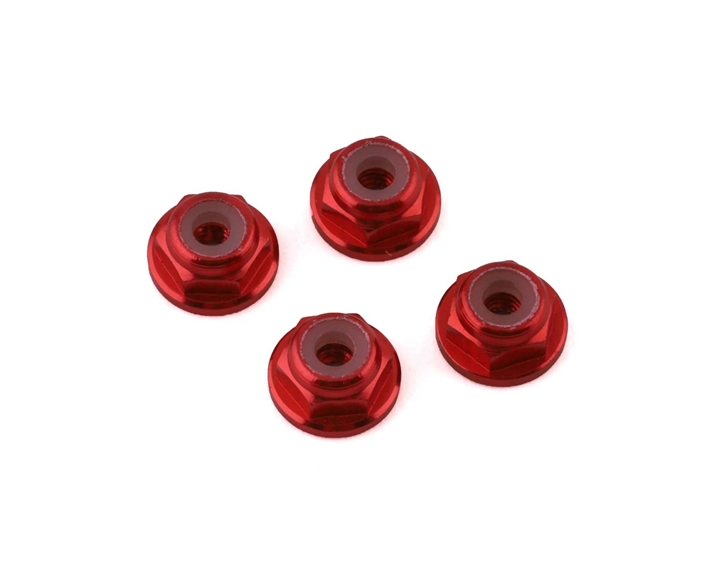 NEXX Racing 2mm Lock Nut (Red) (4) NX-115