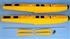Nexa DHC-6 1870mm Twin Otter Canadian Yellow Float Set
