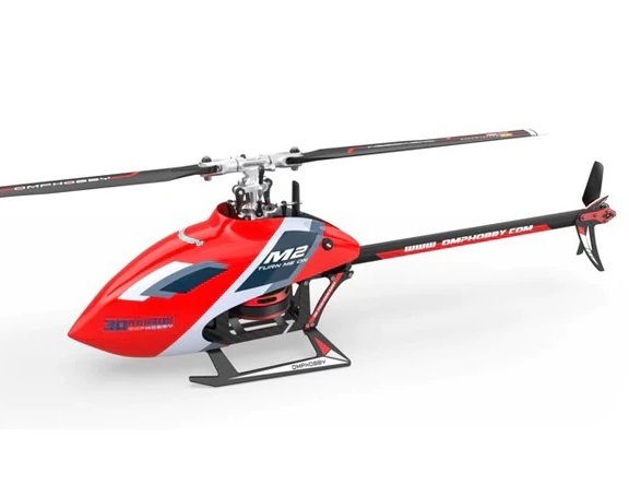 OMP Hobby M2 RC Helicopter EVO Version BNF - Red, OMP-M2-EVO-R