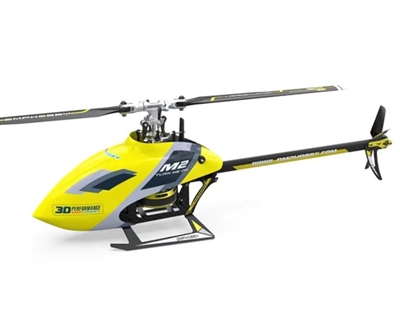 OMP Hobby M2 RC Helicopter EVO Version BNF - Yellow, OMP-M2-EVO-Y