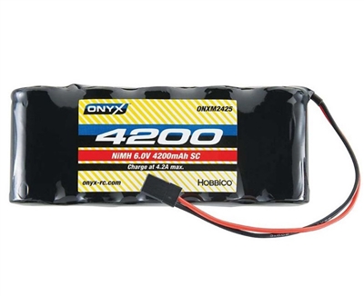 NiMH 6.0V 4200mAh Sub-C Flat Receiver Universal ONXM2427