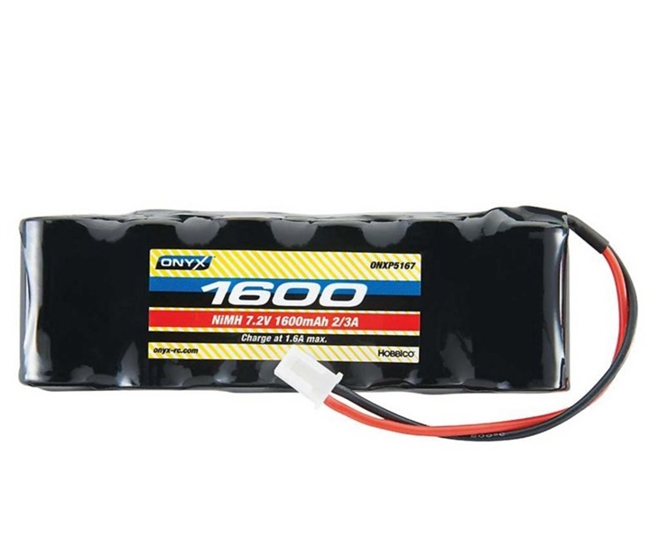 NiMH 7.2V 1600mAh 2/3A Flat Mini Plug ONXP5169