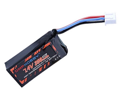 OMPHOBBY 50C 7.4V 2S 350mAh LiPo Battery for M1 Helicopter OSHM1024