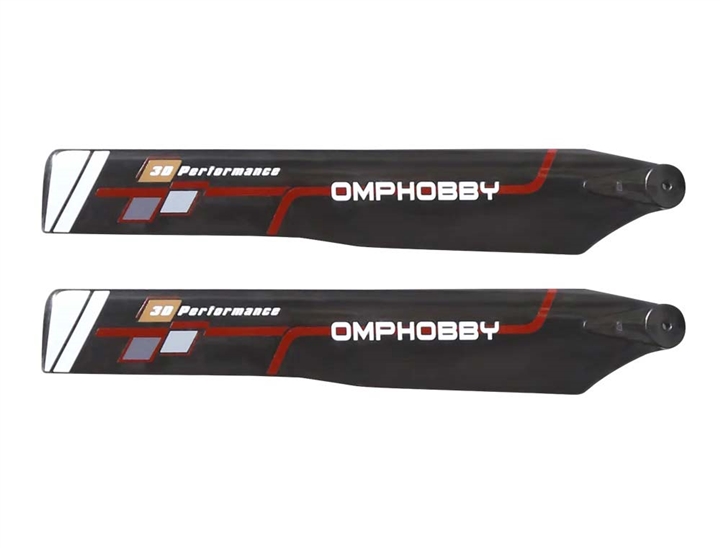 125 OMPHobby M1 EVO Helicopter Parts Main Blade 125 Red, OSHM1209R