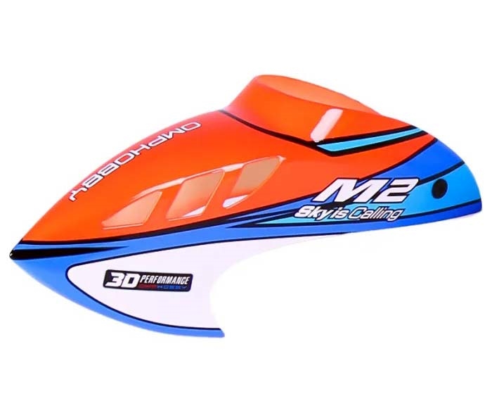 OMPHOBBY M2 V3 PRO Canopy Set - Cosmic Orange - OSHM2429