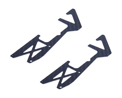 OMPHOBBY M2 V3 PRO RC Helicopter Parts Lower Side Frame Plate Set - OSHM2431