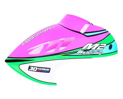 OMPHOBBY M2 V3 Pro Canopy Set - Plasma Pink - OSHM2448