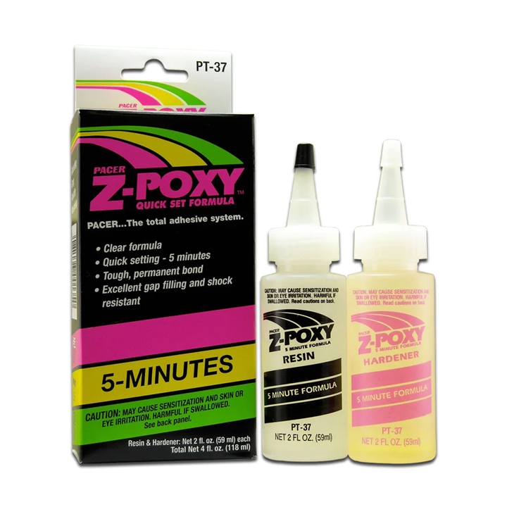 Z-Poxy 5 Minute Epoxy 4 oz. Set,  PAAPT-37