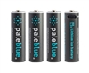 Pale Blue Lithium Ion Rechargeable AA Batteries 4pk