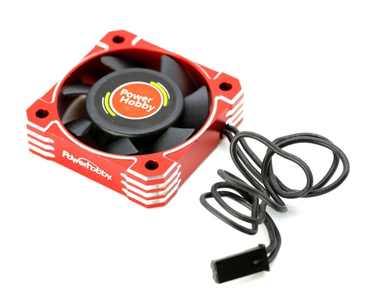 Powerhobby 40x40x10mm Tornado High Speed Aluminum RC Cooling PHBPHF4040RED