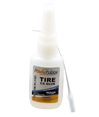 Premium Blend RC CA Tire Glue w/ Tip Medium 0.75oz PHBPHGLUE-01
