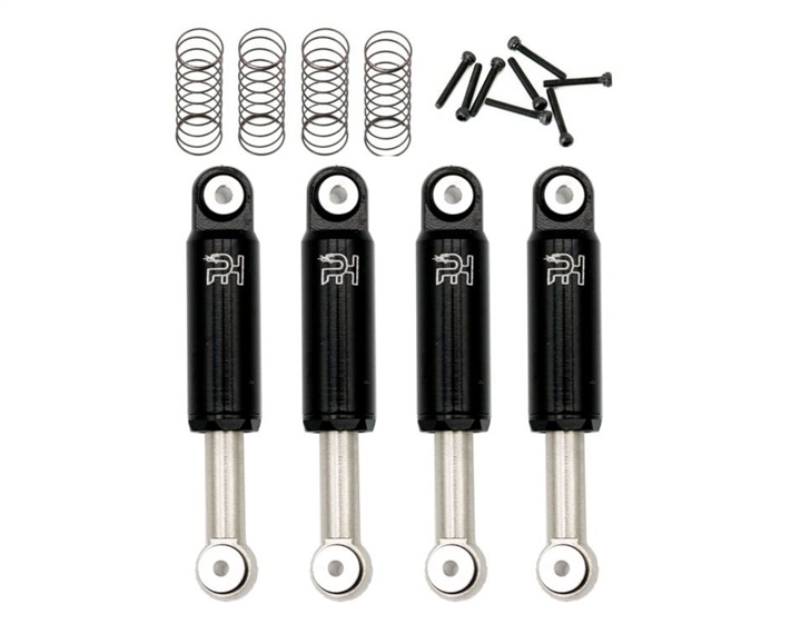 Aluminum 32mm Internal Spring Air Shocks, fits Axial SCX24 C10 Jeep Betty - Black