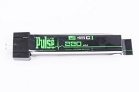 PULSE 220mAh 3.7V 1S 45C Battery w/ Eflite Connector