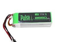 Pulse 3S 11.1V 2550mAh TX Lithium Polymer Battery