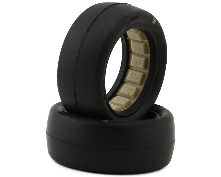 Pro-Motion Slicks 2.2'' Front Buggy 2WD/4WD Slick Tires (2) (Clay) PMT4010-F