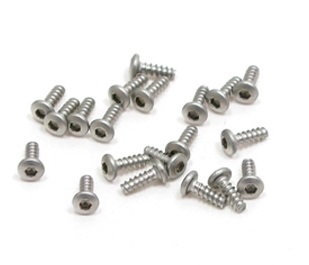 PN Racing M2x6 Button Head Stainless Steel Hex Plastic Screw (20pcs) - 700336