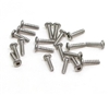 M208  PN Racing M2x8 Button Head Stainless Steel Hex Plastic Screw (20pcs) 700338