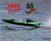 Impulse 32" Brushless Deep-V RTR with Smart, Black/Green Item No.PRB08037T1