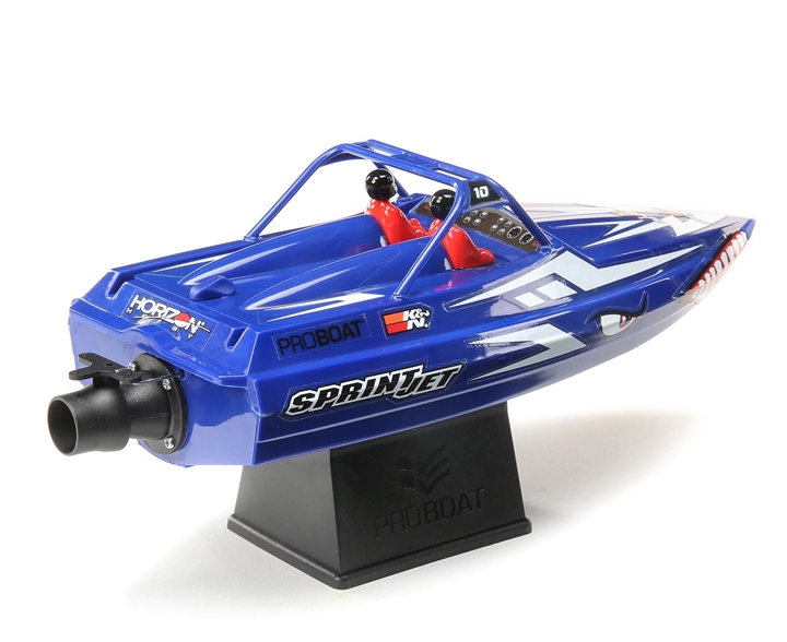 Sprintjet 9-inch Self-Right Jet Boat RTR, Blue PRB08045T2