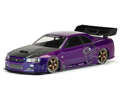 1/7 2002 Nissan Skyline GT-R R34 Clear Body: ARRMA Infraction 6S, PRM158400