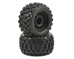 Pro-Line 10125-18 Badlands MX28 2.8" Tires w/F-11 Nitro Rear Wheels (2) (Black)